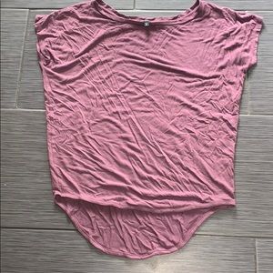 Express purple T-shirt.